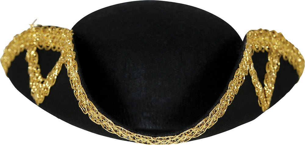 Piraathoed Zwart Goud Kind - Partywinkel - 8434077136096
