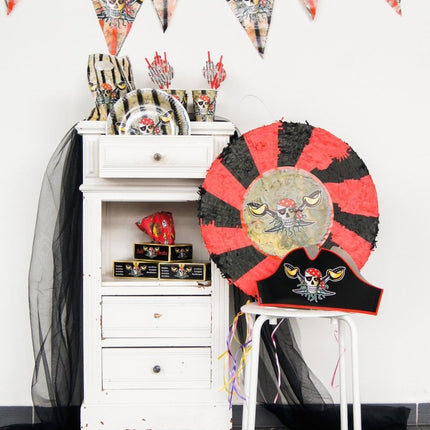 Piraten Bekers 250ml 8st - Partywinkel - 8714572076418