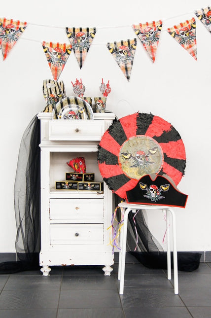 Piraten Bekers 250ml 8st - Partywinkel - 8714572076418