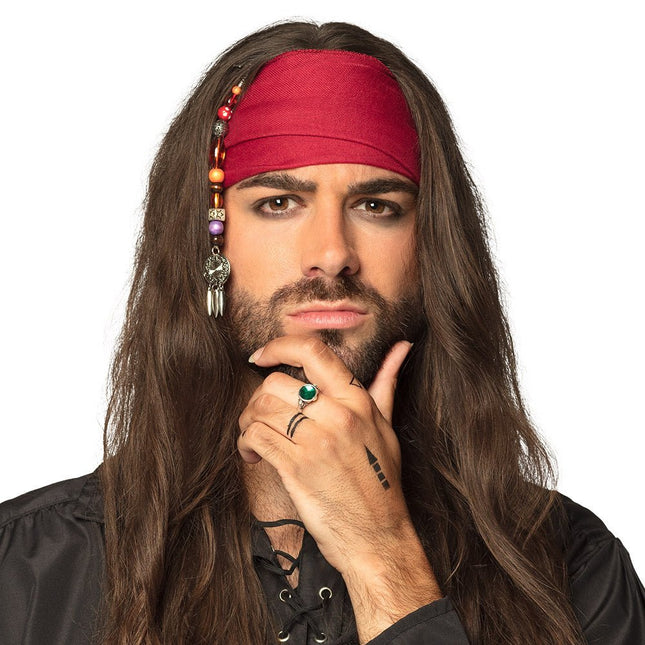 Piraten Haaraccessoire Kralen van Boland koop je bij Partywinkel