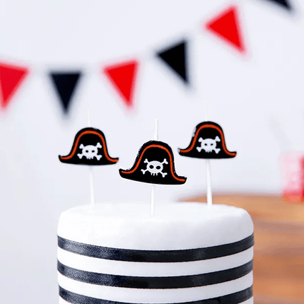 Piraten Kaarsen 2cm 5st van Partydeco koop je bij Partywinkel