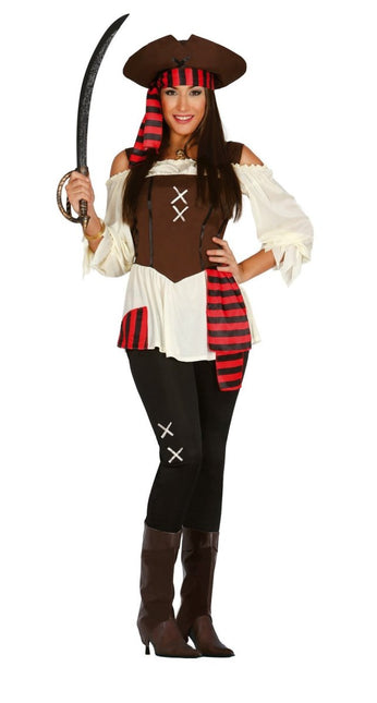 Piraten Kostuum Dames - Partywinkel - 8434077881019