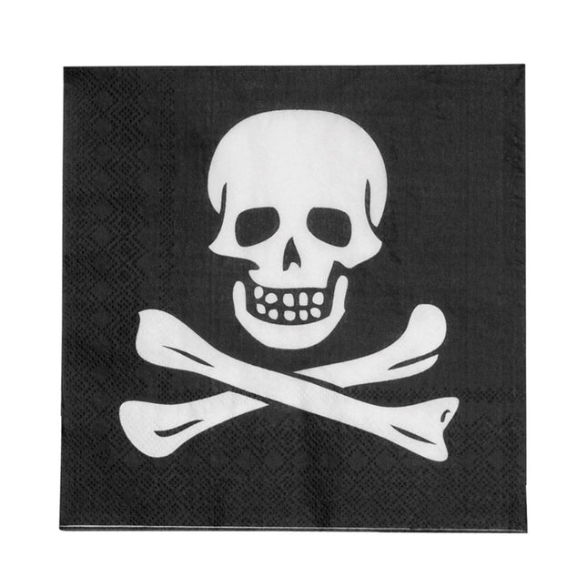 Piraten Servetten Classic Papier 33cm van Boland koop je bij Partywinkel