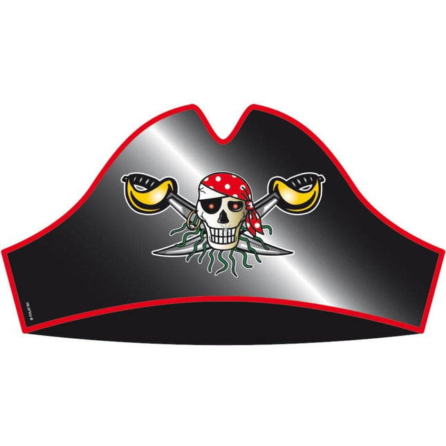 Piratenhoeden 8st - Partywinkel - 8714572076494