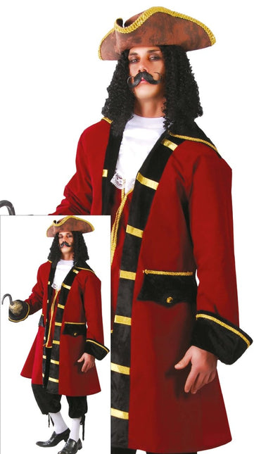 Piratenpak Bordeaux Rood Heren van Fiestas Guirca koop je bij Partywinkel