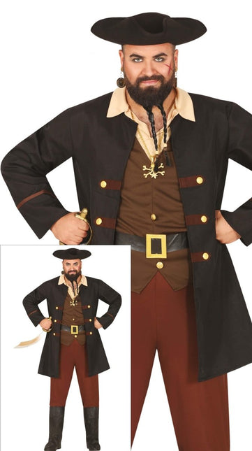 Piratenpak Bruin Heren van Fiestas Guirca koop je bij Partywinkel