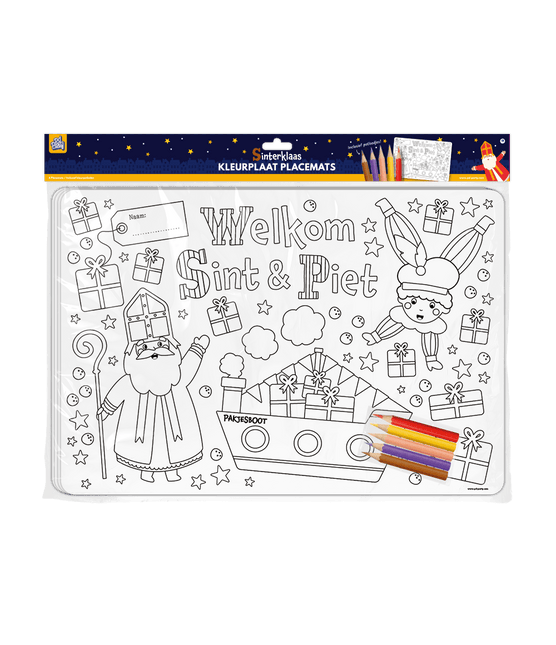 Placemat - Sinterklaas van Paper Dreams koop je bij Partywinkel