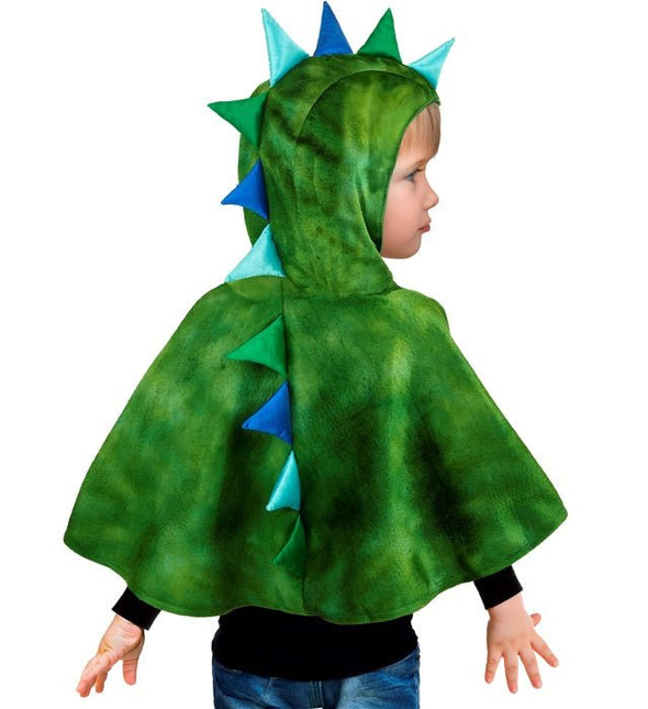 Pluche Poncho Met Muts Dino van Widmann koop je bij Partywinkel