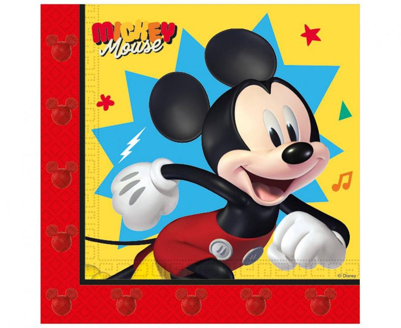 Mickey Jump Into Fun Fsc 2-warstwowe serwetki papierowe 33X33Cm 20szt