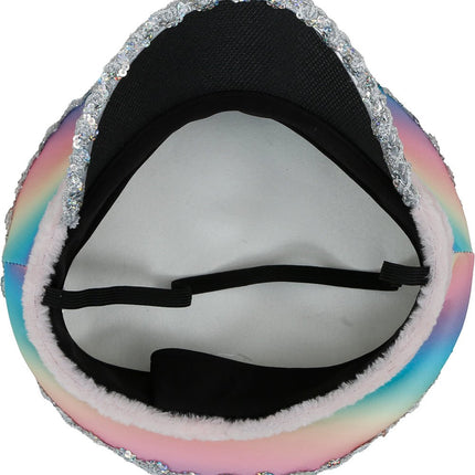 Police multicolor hat with pink ribbon, adult van Fiestas Guirca koop je bij Partywinkel