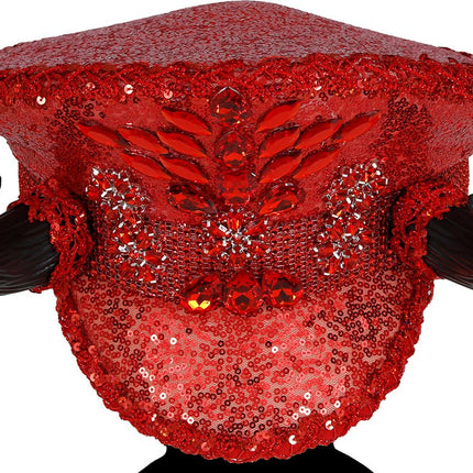 Police red hat with horns, adult van Fiestas Guirca koop je bij Partywinkel