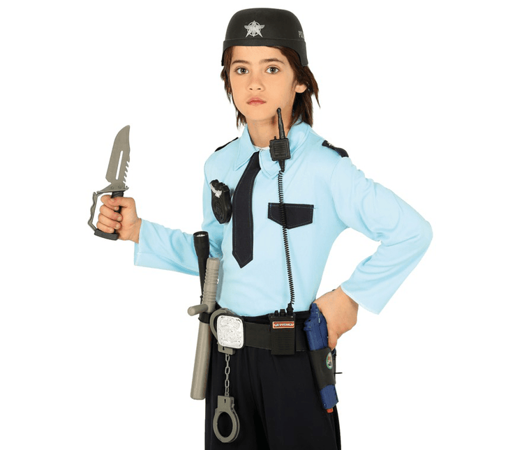 Politie Gordel Helm van Fiestas Guirca koop je bij Partywinkel