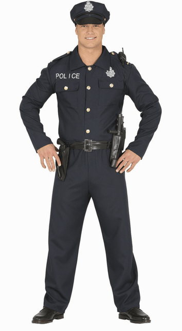 Politie Kostuum Heren Blauw van Fiestas Guirca koop je bij Partywinkel