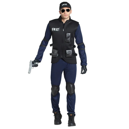 Politie Kostuum Heren Swat van Boland koop je bij Partywinkel