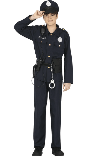 Politieagent Kostuum Kind 14/16 jaar van Fiestas Guirca koop je bij Partywinkel