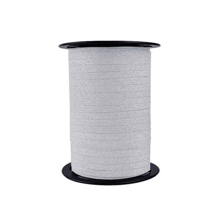 Polyband glitter zilver (200mx5mm) van Haza Witbaard koop je bij Partywinkel