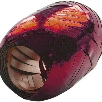 Taśma poliestrowa metaliczna czerwona (20mx5mm)