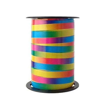 Polyband regenboog (200mx10mm) van Haza Witbaard koop je bij Partywinkel