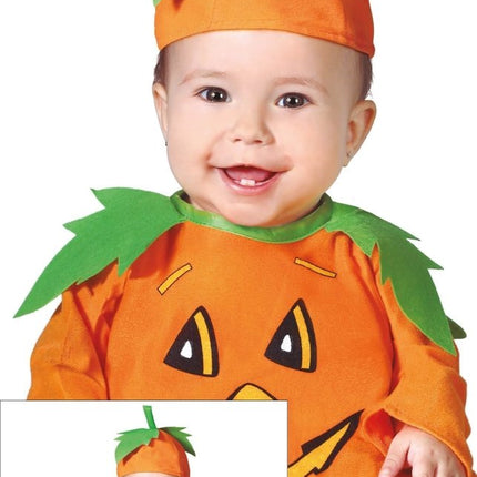 Pompoen Halloween Kostuum Baby Oranje van Fiestas Guirca koop je bij Partywinkel
