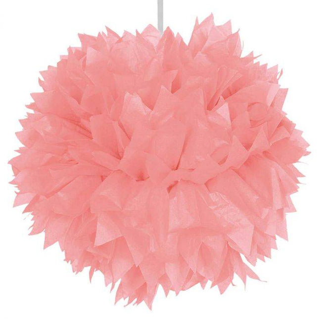 Pompon Roze 30cm van Folat koop je bij Partywinkel