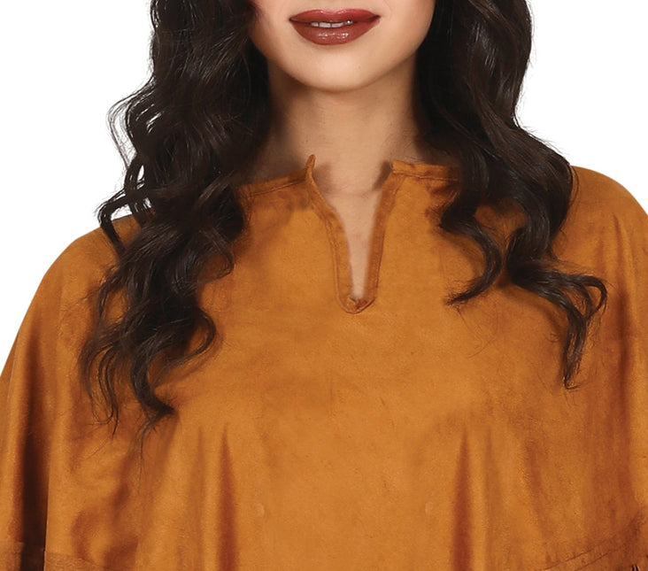 Poncho Dames Bruin M van Fiestas Guirca koop je bij Partywinkel