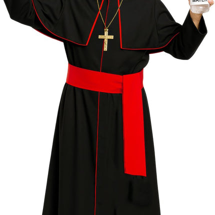 Priester Kostuum Zwart Rood van Fiestas Guirca koop je bij Partywinkel