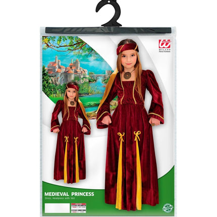 Prinses Jurk Meisje Middeleeuwen - Partywinkel - 8003558125364