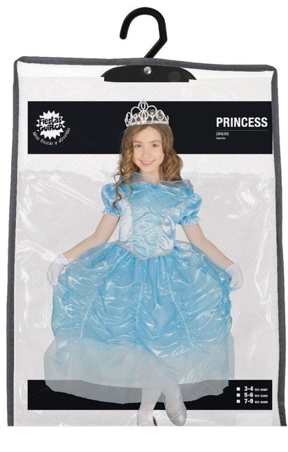 Prinsessen Jurk Blauw Kind van Fiestas Guirca koop je bij Partywinkel