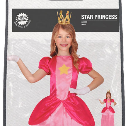 Prinsessen Jurk Meisje Prinses Peach - Partywinkel - 8434077784754