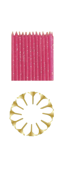 Prinsessen Kaarsjes Party 12st van Haza Witbaard koop je bij Partywinkel