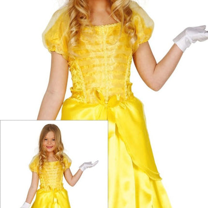 Prinsessenjurk Geel Kind - Partywinkel - 8434077832004
