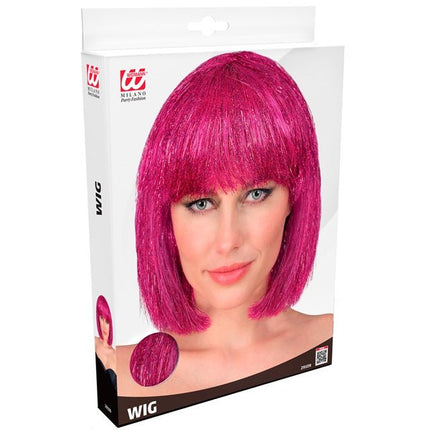 Pruik Blits Roze van Widmann koop je bij Partywinkel