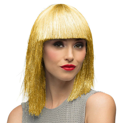 Pruik Crazy goud van Boland koop je bij Partywinkel