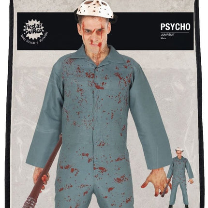 Psycho Halloween Kostuum Heren jumpsuit van Fiestas Guirca koop je bij Partywinkel