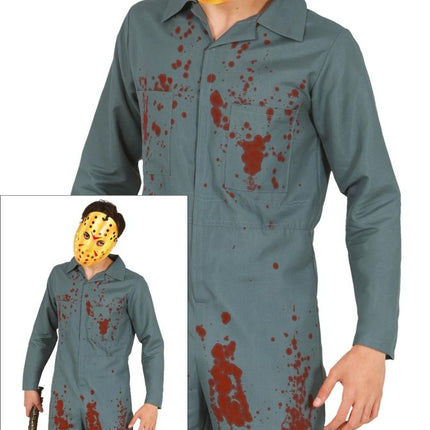 Psycho Halloween Kostuum Heren jumpsuit van Fiestas Guirca koop je bij Partywinkel