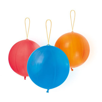 Punchball Ballonnen Gekleurd 35,5cm 3st van Riethmueller koop je bij Partywinkel