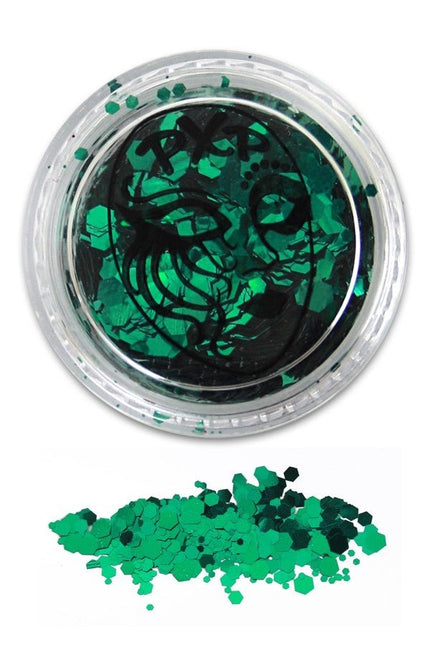 PXP Glitter Poeder Grass Green 5gr van PXP Professional Colours koop je bij Partywinkel