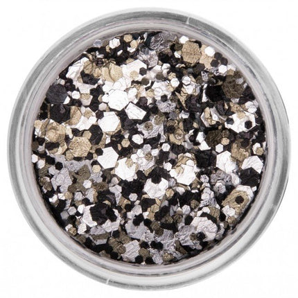 PXP Pressed Chunky Glitter Creme Shiny Gothic 10ml van PXP Professional Colours koop je bij Partywinkel