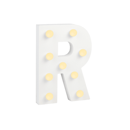 R Licht Letter 16,5cm van Paper Dreams koop je bij Partywinkel