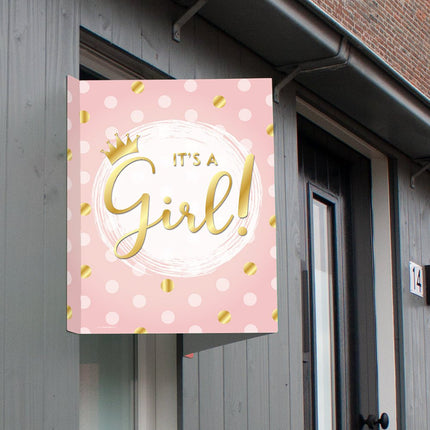 Raambord It's a Girl! 60cm van Paper Dreams koop je bij Partywinkel
