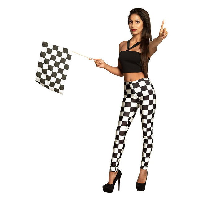 Race Handvlaggetje 60cm van Boland koop je bij Partywinkel