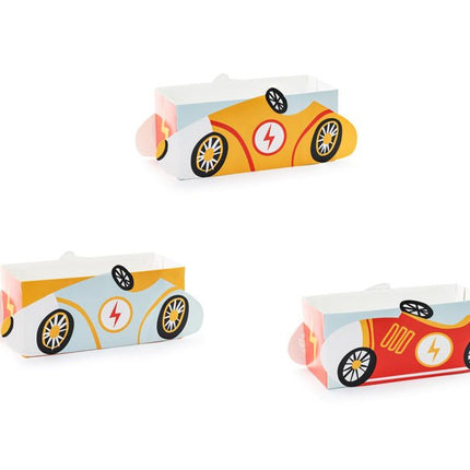Race Snackbakje 3st van Partydeco koop je bij Partywinkel