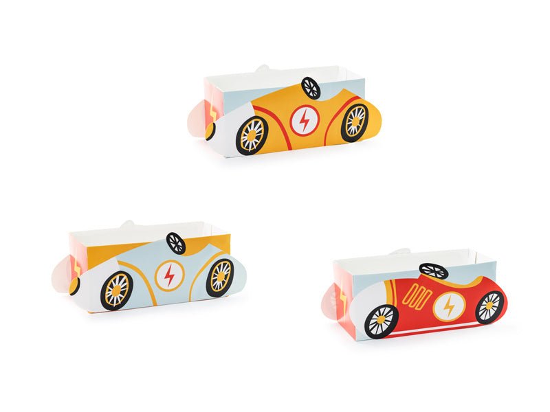 Race Snackbakje 3st van Partydeco koop je bij Partywinkel