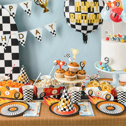 Race Taarttopper 29cm van Partydeco koop je bij Partywinkel