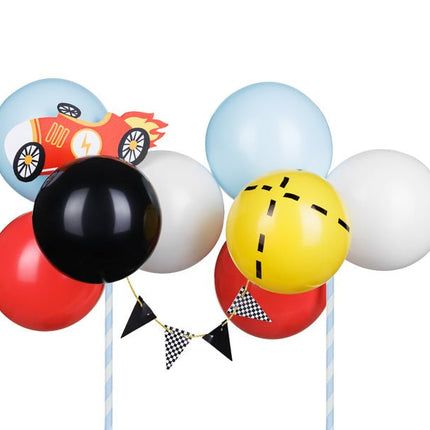 Race Taarttopper 29cm van Partydeco koop je bij Partywinkel
