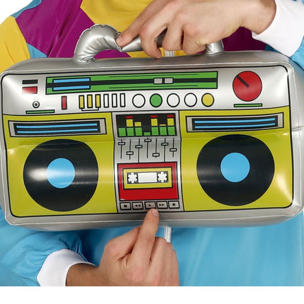 Radio Opblaasbaar 40cm van Fiestas Guirca koop je bij Partywinkel