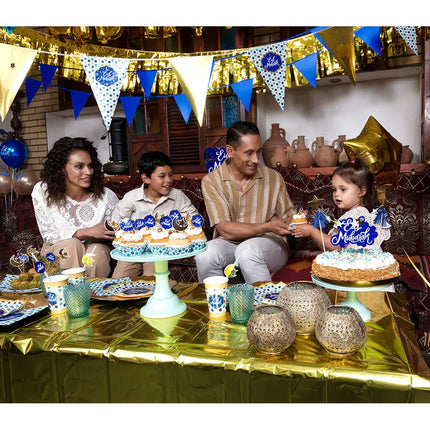 Ramadan Cocktailprikkers Eid Mubarak 12cm 12st van Boland koop je bij Partywinkel