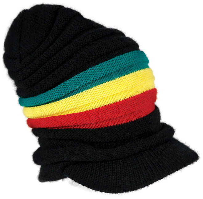 Rasta Muts Met Vizier - Partywinkel - 8434077138182