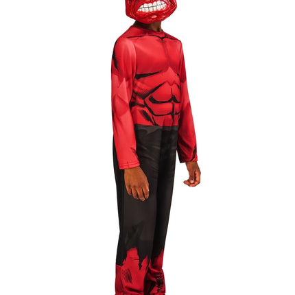 Chłopięcy kostium Czerwonego Hulka