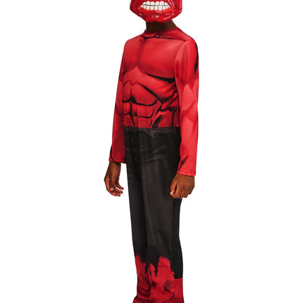 Chłopięcy kostium Czerwonego Hulka